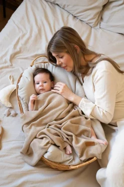Kocyk Bambusowy Emma Zamglony Róż