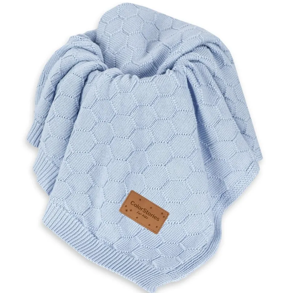 Kocyk Bambusowy Hana Baby Blue