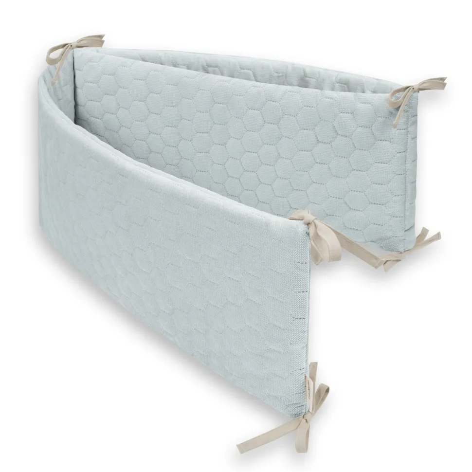 Ochraniacz do łóżeczka Velvet Baby Blue
