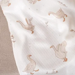Otulacz bambusowy muślinowy 100×100 Happy Goose