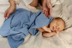 Pieluszki muślinowe 2 szt. 75×75 cm różowy i kremowy