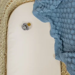 Prześcieradło do gondoli 84×45 cm 2-pak Beż i Białe