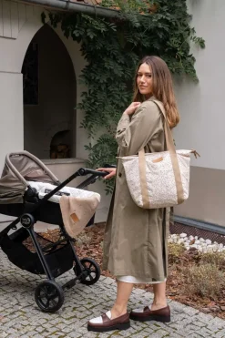 Torba do wózka M Velvet Ciepły beż