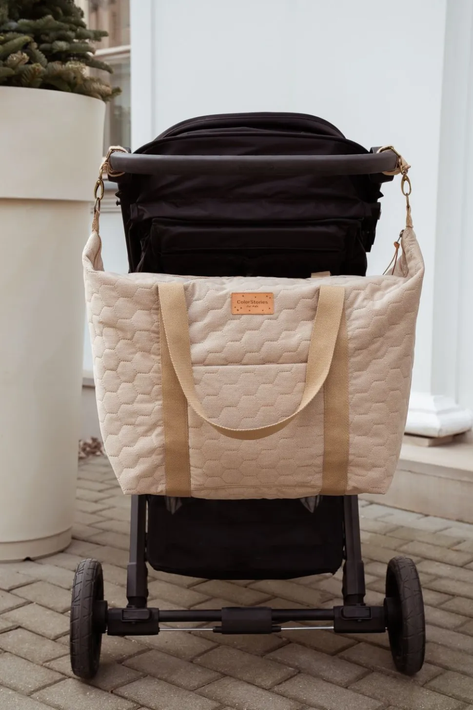 Torba do wózka XL Velvet Cappuccino
