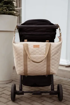 Torba do wózka XL Velvet Ciepły Beż