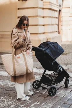 Torba do wózka XL Velvet Ciepły Beż